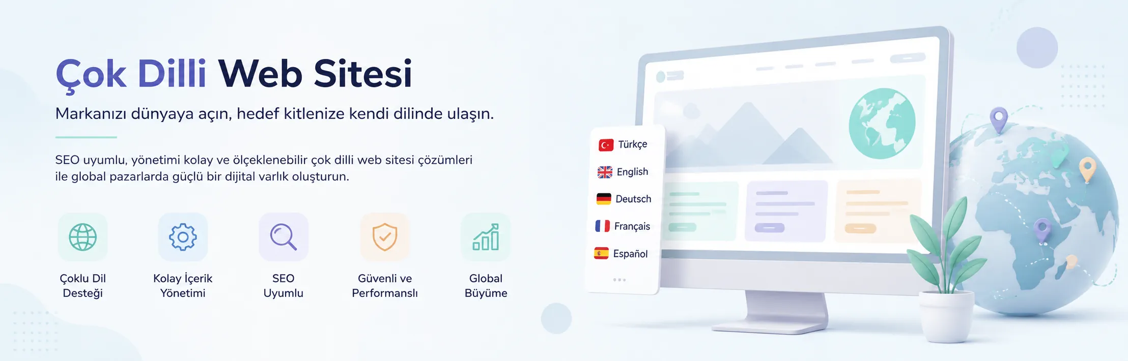 Çok Dilli (Multilanguage) Web Sitesi