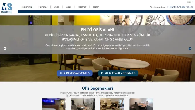 Master Ofis - Web Sitesi